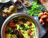 A picture of step 6 of Punjabi Kadhi Pakoda.