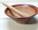A picture of step 1 of Persimmon with tofu dressing(Shira-ae).