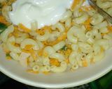 A picture of step 3 of Macaroni salad.