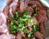 Édes csilis sertés csíkok recept fázis 4 fotója