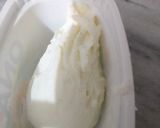 A picture of step 3 of Hung Curd 🧀🧀🧀.