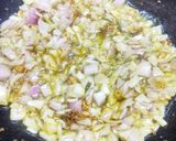 A picture of step 6 of Traditional methi bhaaji.