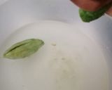 A picture of step 4 of Besan stuffed karela(bitter gourds).
