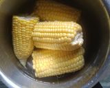 A picture of step 1 of Cheese corn peanut salad.