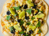 ✨✨Mackerel🐟& Kiwi🥝Refreshing Pizza✨✨