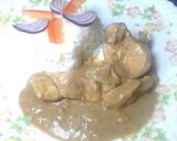 A picture of step 4 of Creamy peanut butter chicken #chicken contest.