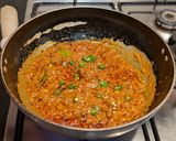 A picture of step 8 of Nutri keema masala.