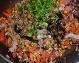 A picture of step 5 of Moong Chana Chaat.