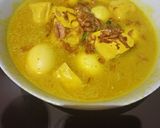 Foto langkah ke 4 dari resep Tahu Opor Kuning.