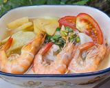 Hình bước làm 2 của món Mì nấu tôm chua