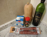 Foto del paso 1 de la receta: Hummus de calabaza con chibundiro y chorizo frito