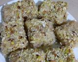 A picture of step 3 of Coconut Burfi.