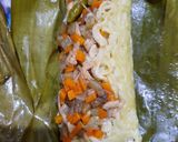 Foto langkah ke 3 dari resep Lontong Mie Isi Sayuran.