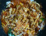 Foto langkah ke 3 dari resep Ayam Suir Balado Kemangi (memanfaatkan sisa olahan ayam).