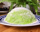 Hình bước làm 9 của món 💚 Bánh Bông Lan Phú Sĩ - Bông Lan Lá Dứa Hấp (Gâteau aux feuilles de pandan cuit à la vapeur)