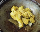 A picture of step 3 of Amritsari chicken masala.