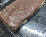 A picture of step 7 of Chocolate burfi.