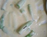 Foto langkah ke 1 dari resep Buncis Tepung Saus Telor Asin.