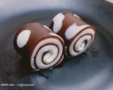 Foto langkah ke 6 dari resep Lapis gulung polkadot.