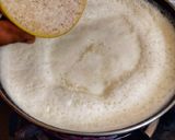 A picture of step 2 of Ground rice phirni.