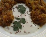 A picture of step 5 of Smoked eggplant curry /baingan bharta.