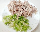 Foto langkah ke 5 dari resep Bubur Ayam Korea, Pakai ketan.