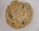 Foto del paso 7 de la receta: Espaguetis con salsa de queso y limón