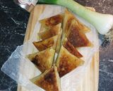 Une image de l'étape 5 de Samoussa poulet/chèvre/poireaux.
