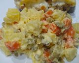 Foto del paso 9 de la receta: Lomo de cerdo al verdeo, a caballo y gratinado con rusa original