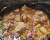 Foto del paso 3 de la receta: Estofado de pulpo con pepitona y pollo