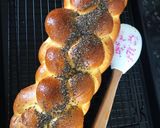 A picture of step 7 of Sourdough Challah.