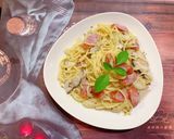 A picture of step 7 of German Sausage Creamy Pasta (No White Sauce).