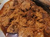 Rendang daging simple