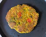 A picture of step 5 of Vegetable oats pancakeHealthy breakfast.