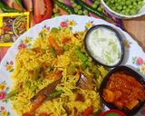 मसाला ए मैजिक मिक्स वेज पुलाव (masala e magic mix veg pulao recipe in Hindi) रेसिपी चरण 10 फोटो