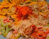 A picture of step 12 of Dry Gatte Ki Sabzi.