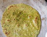 A picture of step 5 of Methi thepla.