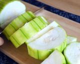 家常絲瓜料理~塔香鮮蚵絲瓜!(影音)的食譜步驟1照片
