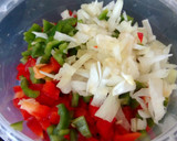 Foto del paso 3 de la receta: Bacaladilla rebozada🐟 y ensalada de pimientos🎇