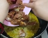 A picture of step 5 of Bhuna Gosht.