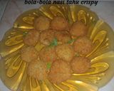 Foto langkah ke 7 dari resep Bola-bola Nasi Tahu Crispy.