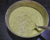 A picture of step 4 of Corn spinach pan handvo.