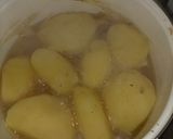 Foto del paso 4 de la receta: Pechuga a la cerveza con Roquefort, con papas al natural