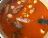 Foto langkah ke 3 dari resep Gulai cumi isi tahu + telor puyuh dan labu,kcng panjang.