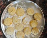 A picture of step 4 of Pattis(Left over bhaji).