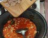 Foto langkah ke 7 dari resep Cilok Baso Sosis Kuah Pedas.