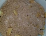 A picture of step 3 of Apple Brown Betty.