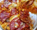 Foto langkah ke 4 dari resep Pizza (smoked beef).