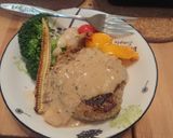 日式漢堡排佐烤蔬菜的食譜步驟10照片