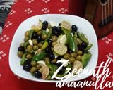 A picture of step 8 of Mixed Olives and Garlic Salad.
